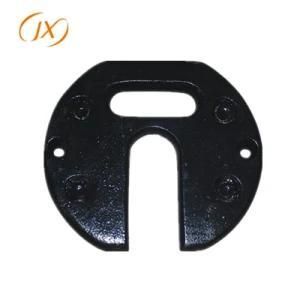 Black Coating Iron Casting Test Weight Canister
