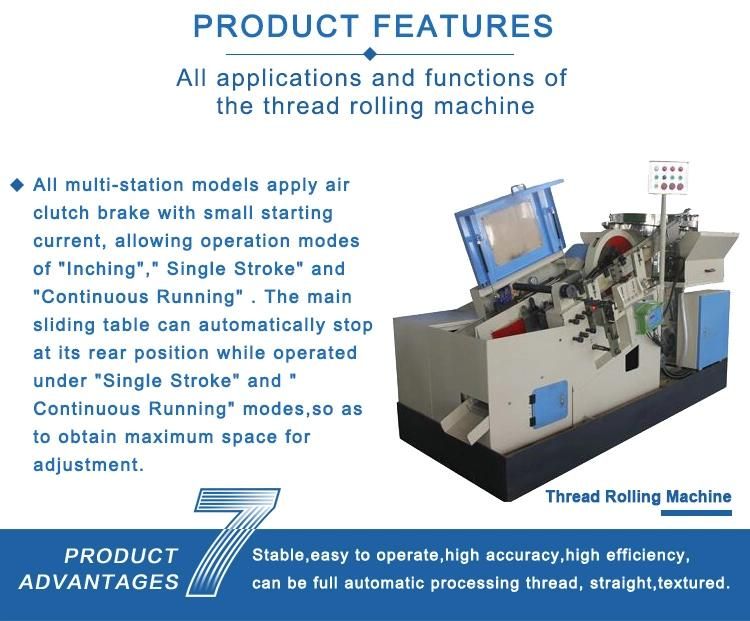 High-Speed Automatic Thread Rolling Machine