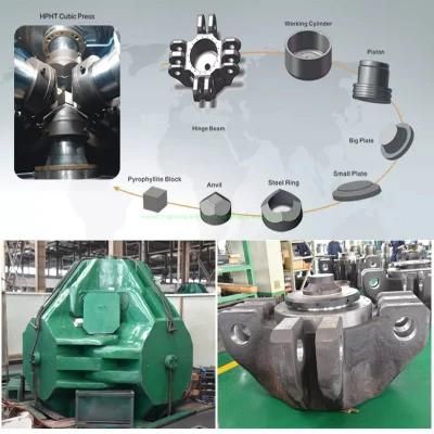 40cr Steel Forging Part for Super-Hard Materials Cubic Synthetic Diamond Press/ Hpht ...