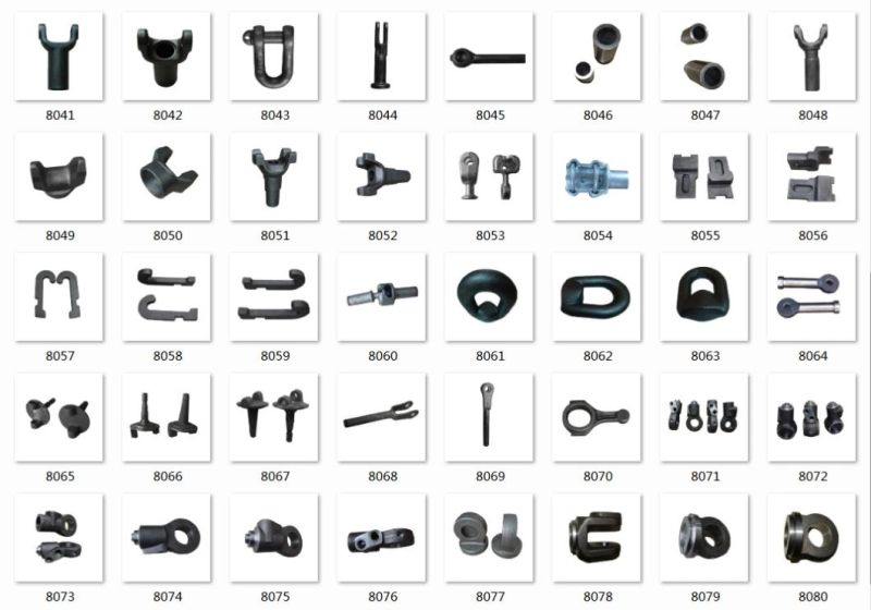 Adopt Hot Die Forging Process to Produce Automobile Spare Parts Construction Machinery Spare Parts Railway Spare Parts