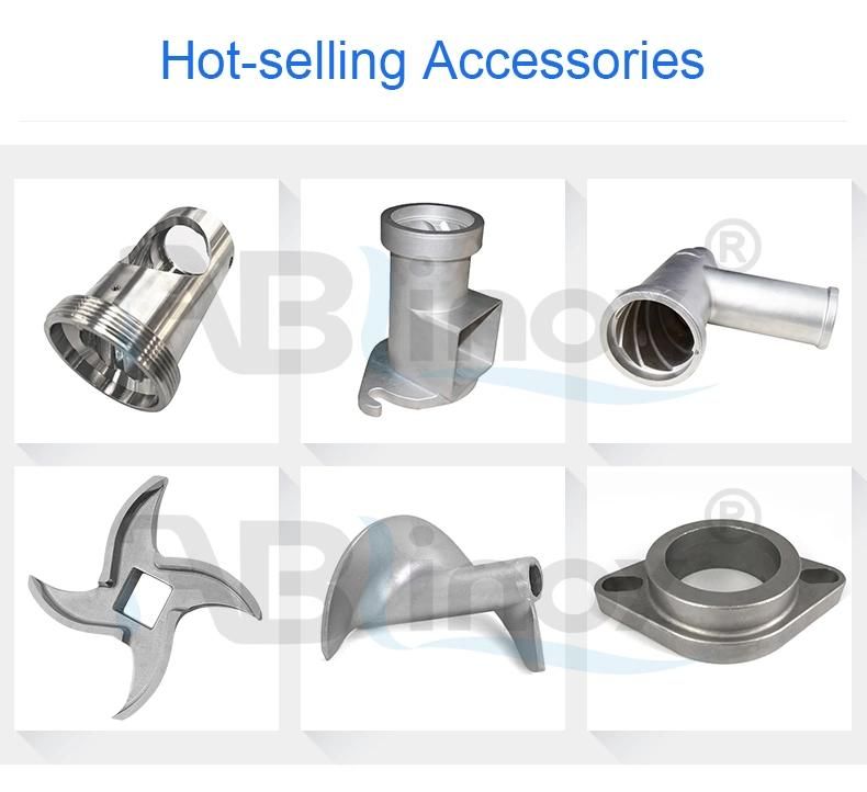 Gradefood Grade Stainless Steel Lost Wax Casting Components for Meat Grinder