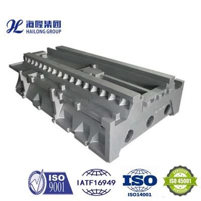 China Ductile / Gray Iron Stand Foundation Plate Drilling Machine Tool CNC Gantry Double ...