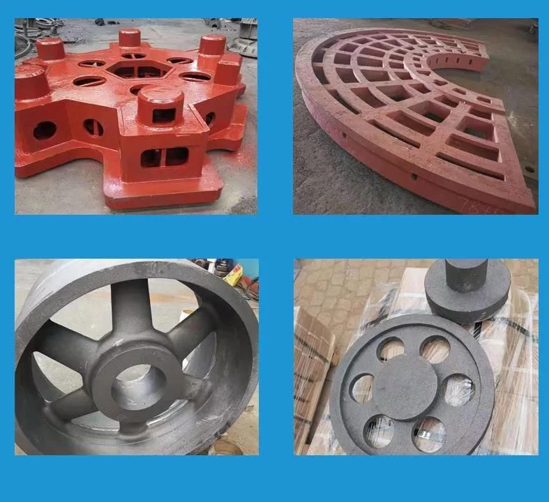 OEM Sand Casting Customized Alloy Steel Train Wheels Sprocket Wheel