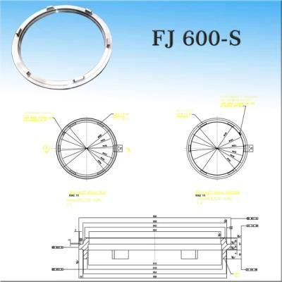 CNC Machined Steel Reinforce Concrete Pipe Pallet 600mm Straight