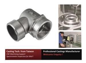 Lost Wax Casting Parts Threaded Fitting Part
