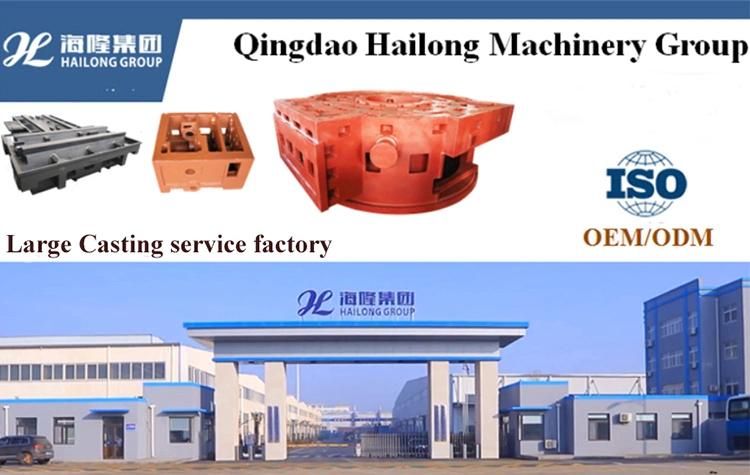 CNC Milling Machine Tool Bed Iron Casting Service with ISO9001