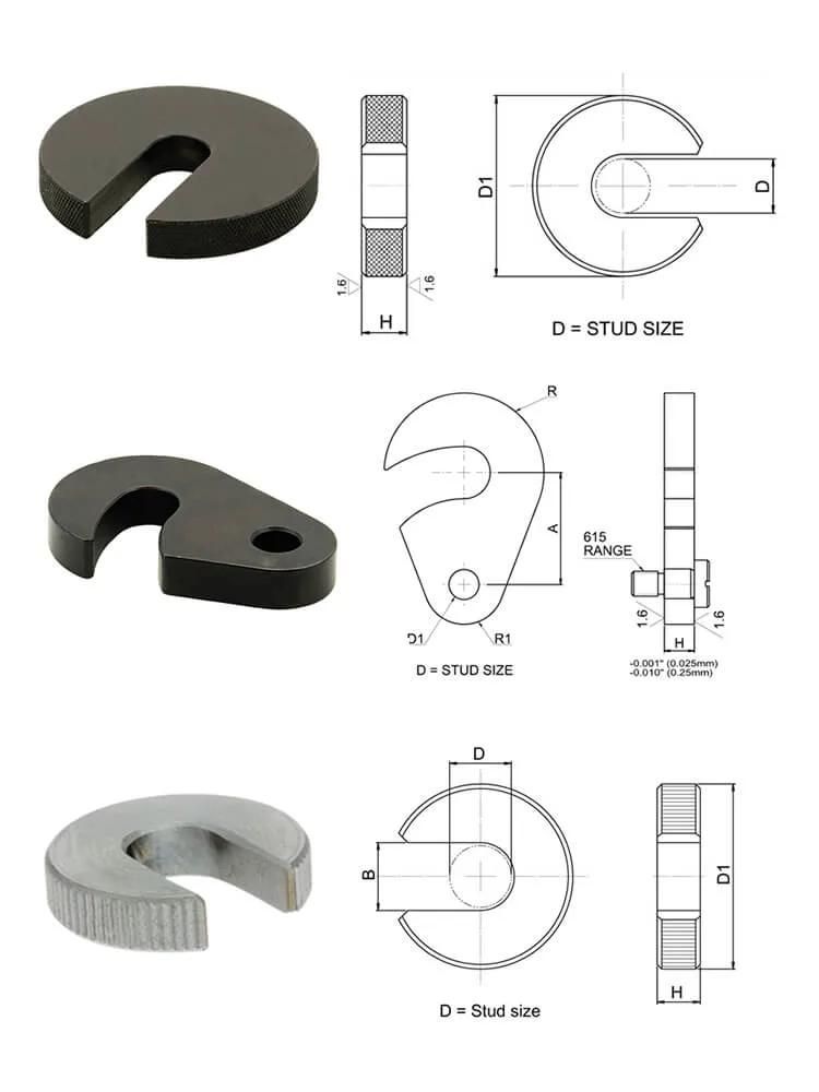 Densen Customized Includes Steel Washer Steel Zinc Plated Washers and Stainless Steel Grades 303