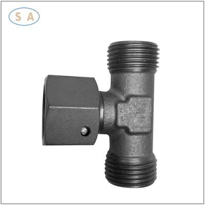 Custom High Precision Carbon Steel Hot Cold Forging Pipe Fitting Part