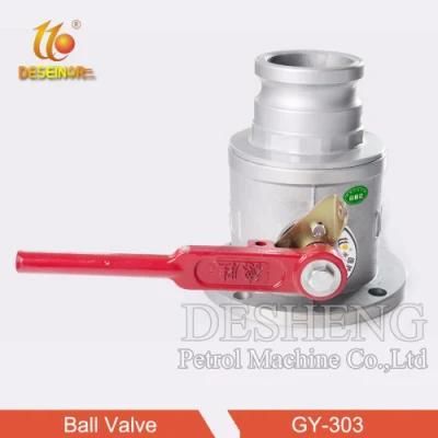 Aluminum Round Flange Male Ball Valve