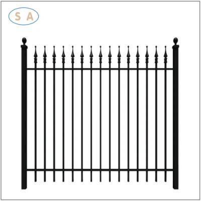 OEM Power Coated Castings Wrought Iron Garden Fence Forhousing Decoration