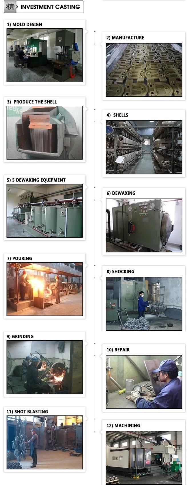 OEM Stainless Steel/Alloy Steel Investment Spare Parts