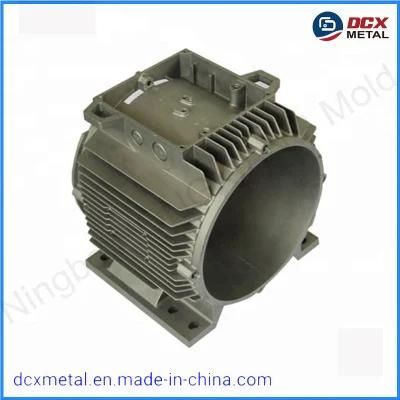 ADC12 Material Aluminium Electric Motor Housing Die Casting