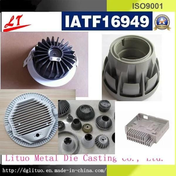 High Grade Zinc Alloy Die Casting Parts for LED Lamps