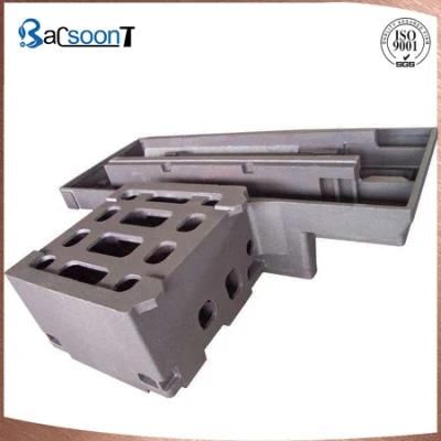 Customized Gray Cast Steel Machine Tool Bed Base with Machining