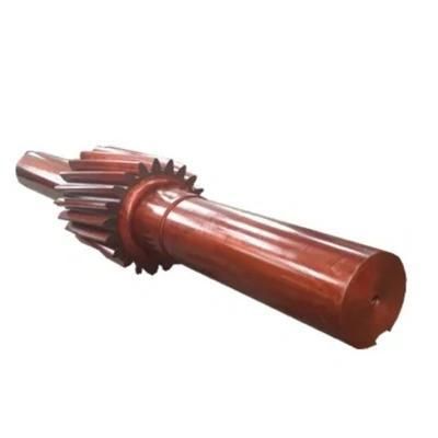 Cast Steel Transmission Pinion Shaft on Sale