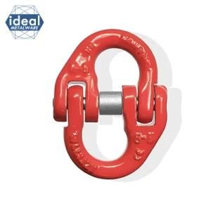 Red Powder Coated G80 Alloy Steel Connecting Links Lifting Rigging Hardware 35CrMo