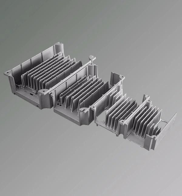 ADC12 Aluminum Die Casting Frequency Converter Heat Sink