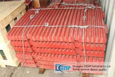 Sand Making Crusher High Manganese Steel Jaw Plate