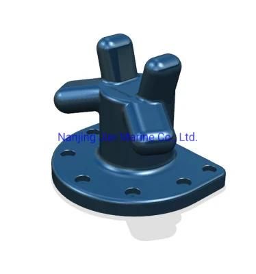 Marine Equipment Cast Iron Bollard Stag Horn Marine Mooring Bollard