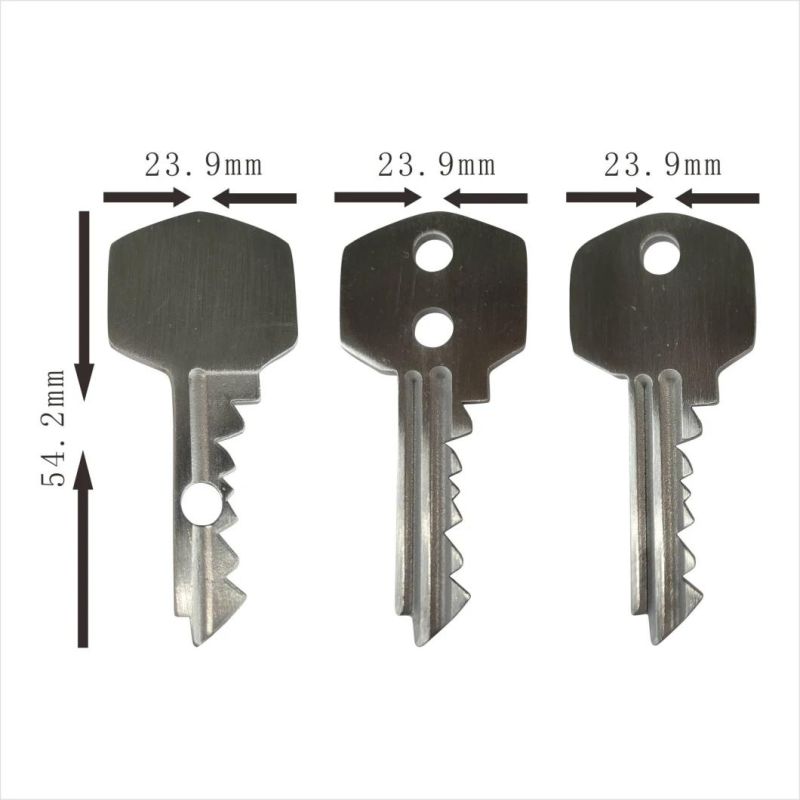 High Quality Cheap Iron Steel Key Blank Replacement for Universal Lock