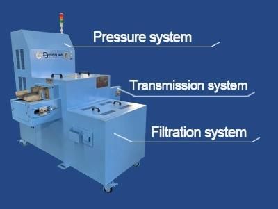 Machining Surface Treatment Precision Forging Drive Shaft Bolts Descaling Machine