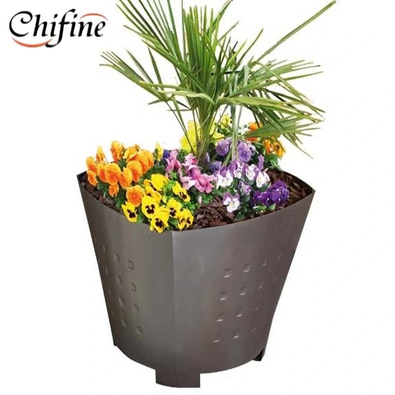Iron Sand Casting Flowerpot for Municipal Industry