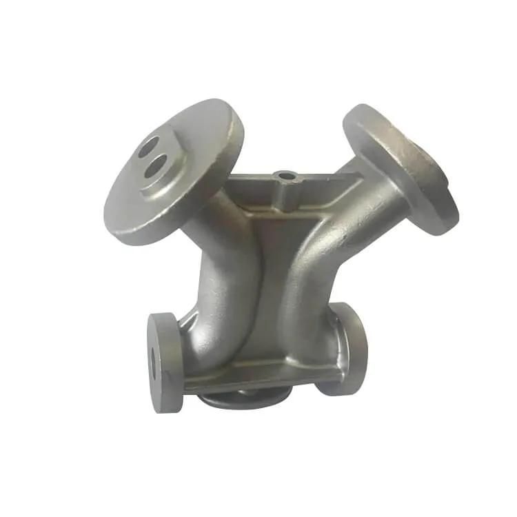 Densen Customized Stainless Steel Silica Sol Investment Casting Machined Water Filter Diverter
