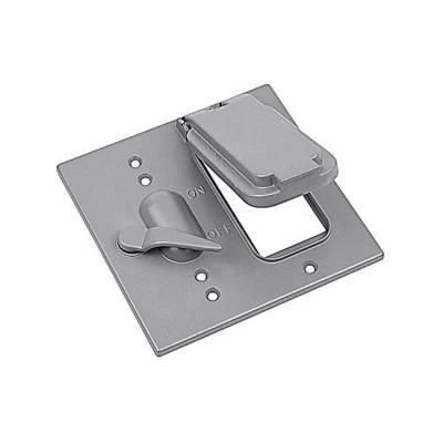 Custom Die Casting of Aluminum Weatherproof Electrical with Outdoor Outlet Box Cover