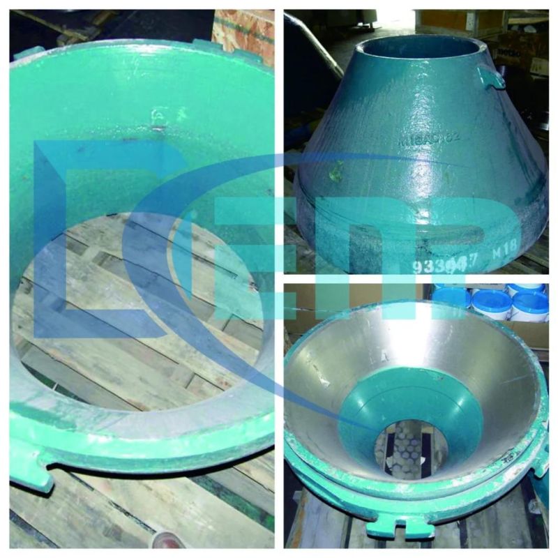 Cone Crusher Spare Parts Concave and Mantle for Sale in Stock