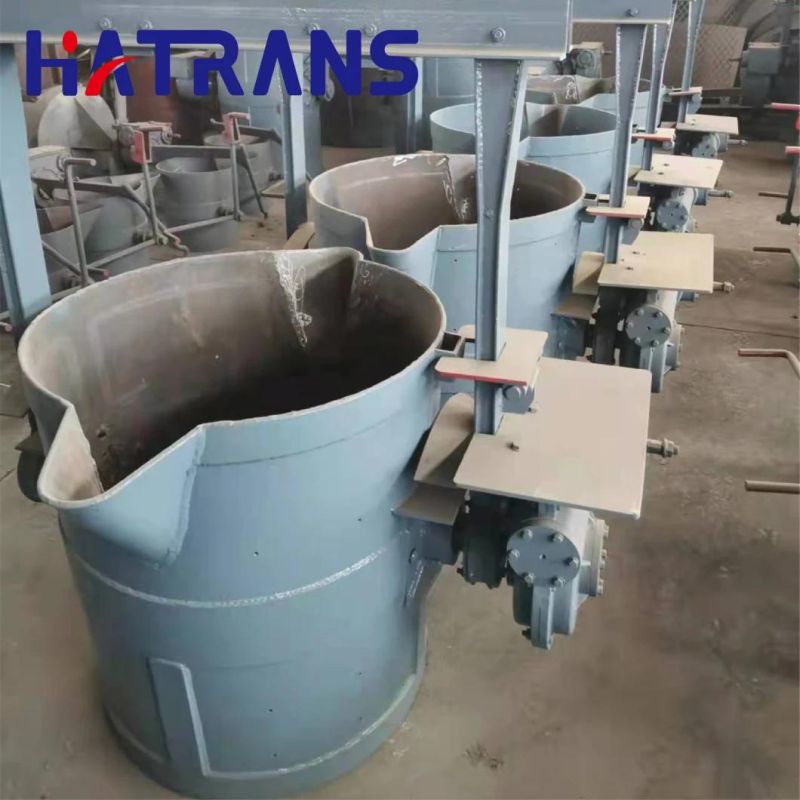 Iron Ladle for Casting Production Used in Steelmaking Plants and Foundries Carry out Pouring Operations Molten Iron Ladle