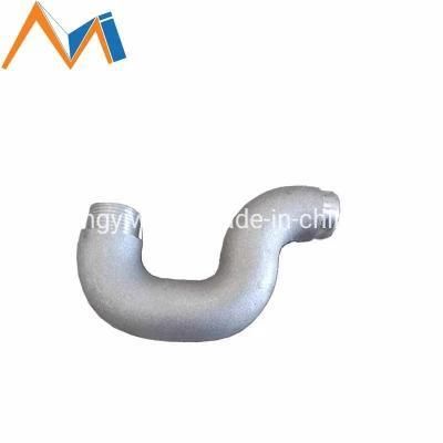 High Precision Aluminum Gravity Casting Sand Blasting Oil Connection Elbow