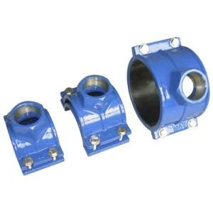 Cast Iron Female Tapping Saddle for PE-PVC Pipe