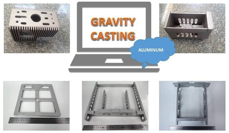 Customed Aluminum Alloy Gravity Casting Parts Manufacture