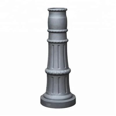 OEM Ductile Cast Iron Alloy Steel Street Garden Facilities Casting Outdoor Lamp Base Cast