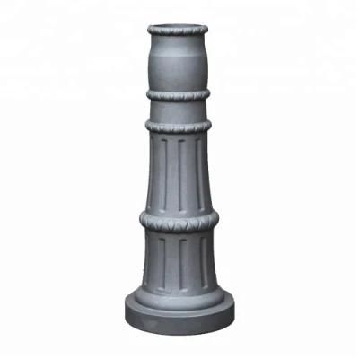 OEM Ductile Cast Iron Alloy Steel Street Garden Facilities Casting Outdoor Lamp Base Cast