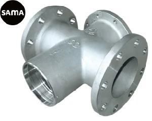 Stainlesss Steel Investment Lost Wax Precision Casting for Pipe Fittings
