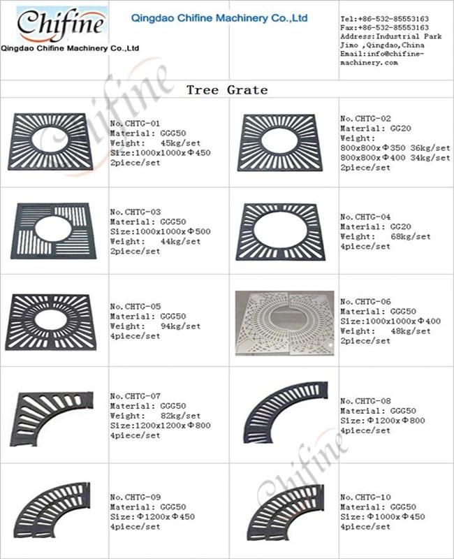 Ductile Iron Casting Tree Grate with Ggg 40