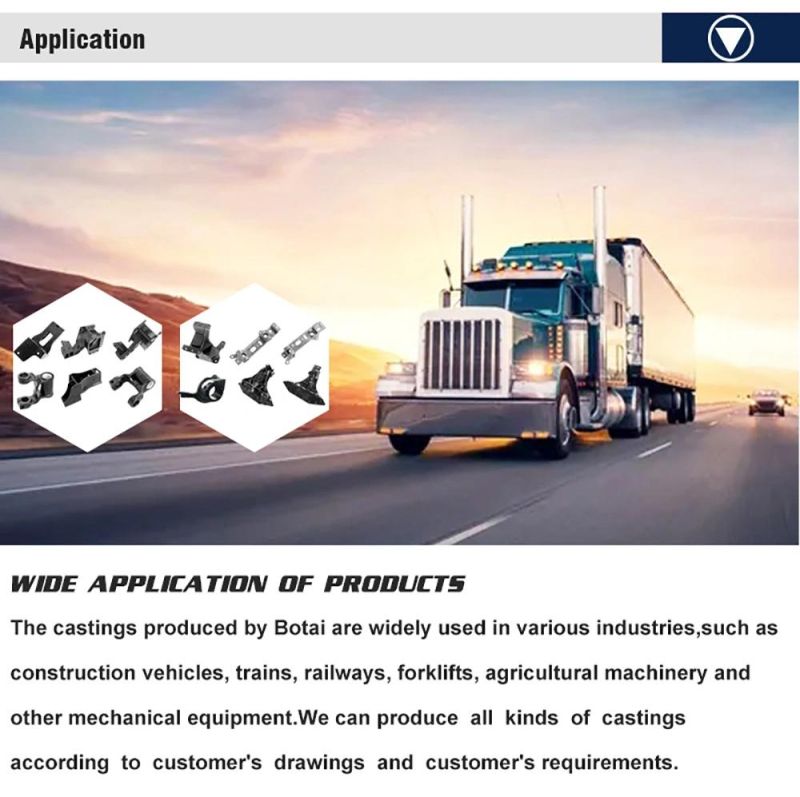 Sand Casting Manufacturer Casting Truck Part with Ts 16949 Certification