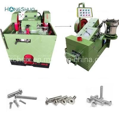 5mm High Speed One Die Two Blow Cold Heading Machine with Thread Rolling Machine for Screw ...