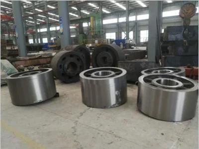 OEM Sand Casting Rotary Kiln Spare Parts Support Wheel and Roller