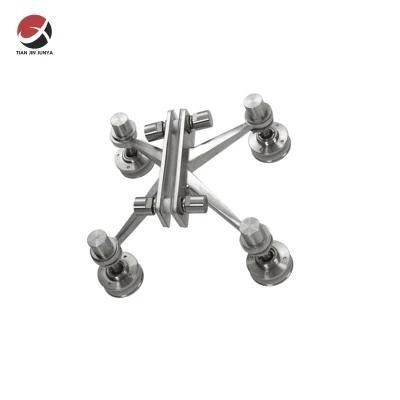 OEM Customized Investment Casting Stainless Steel Wall Spider Fittings for Glass Curtain ...