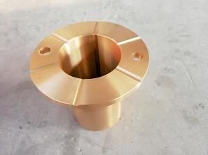 Specialized Casting Aluminium Bronze Production Horizontal Flange Sleeve