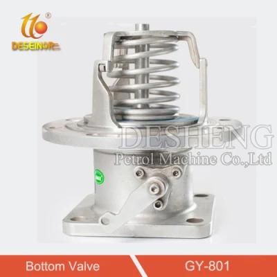 Stainless Steel Fuel Tanker Bottom Valve