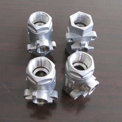 Stainless Steel Female Thread Three-Way Ball Valve