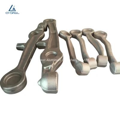 Customized Aluminum Alloy Hot Forging Parts Aluminium Connecting Rod for Automotive ...