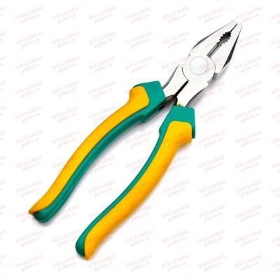 Chrome Plated Combination Plier with Sleeve Handle