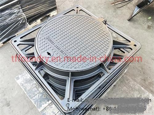 Lockable Ductile Casting Iron Manhole Cover (DN600) En124 A15 B125 C250 D400 E600 F900