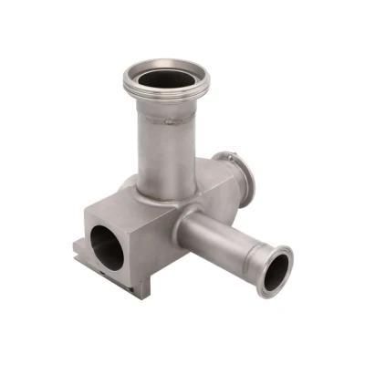 Sand Casting Aluminum Exhaust Manifold with Blasting