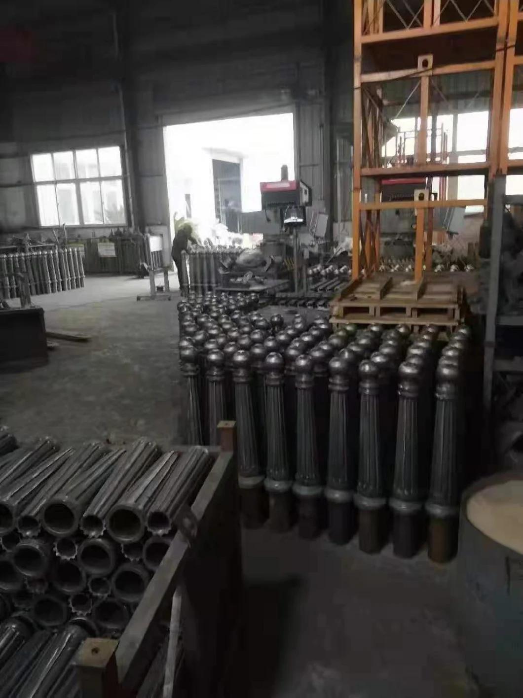 China Factory OEM Sand Casting Black Ductile Iron Aluminum Steel Parking Decorative Mooring Bollard Road Street safety Facility