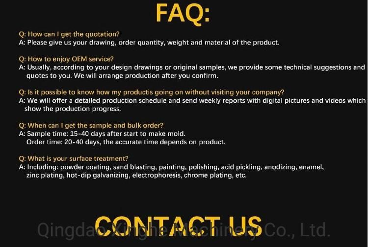 OEM Alloy Die Casting for Machinery Accessories with Polishing